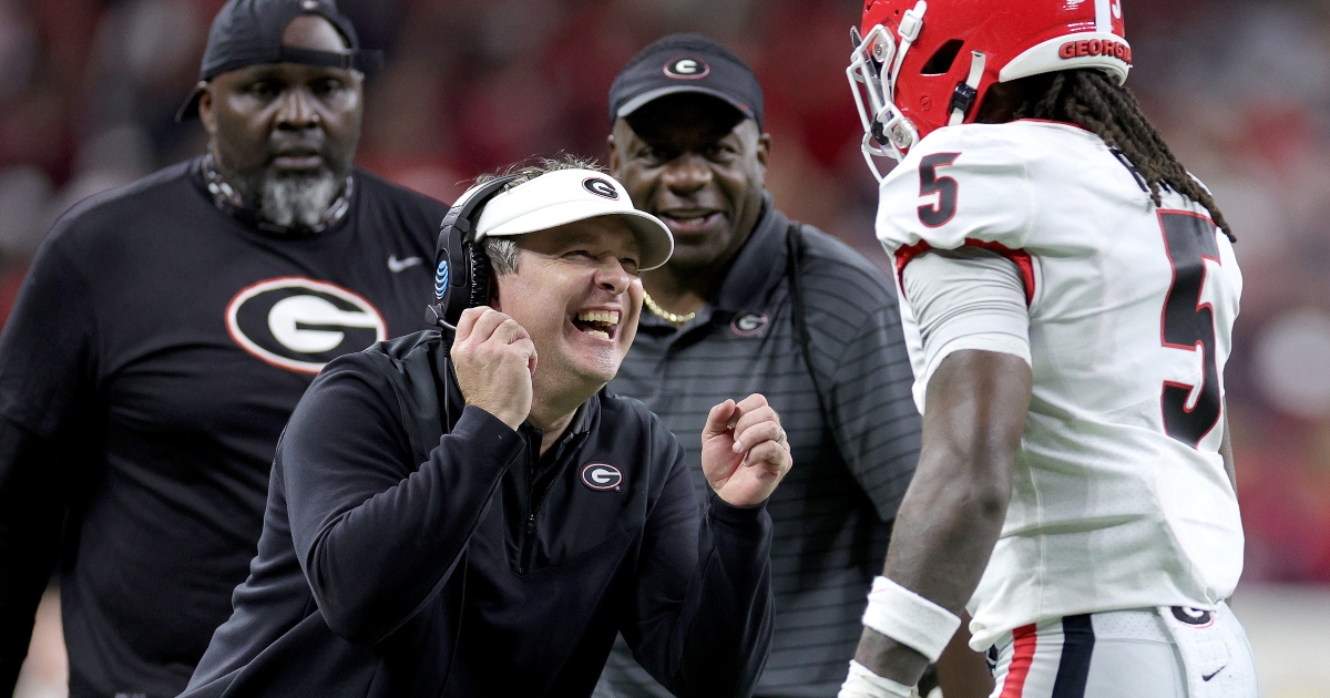 Kelee Ringo: Watch him break down the Ringo-6 pick to seal the first Georgia  football national title in 41 years