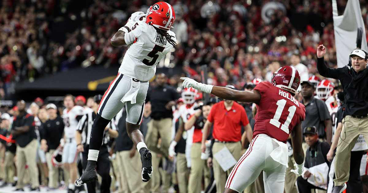 Kirby Smart describes reaction, emotion to Kelee Ringo pick-six - On3