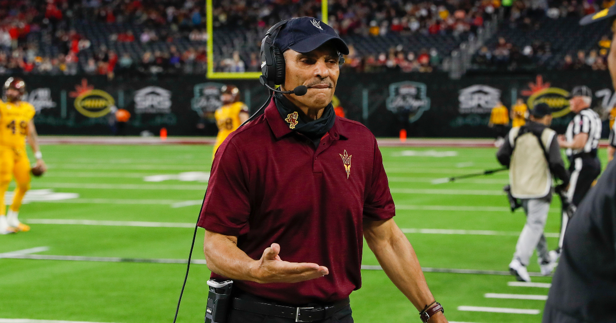 Arizona State president raises doubt in Herm Edwards' job security following Eastern Michigan loss