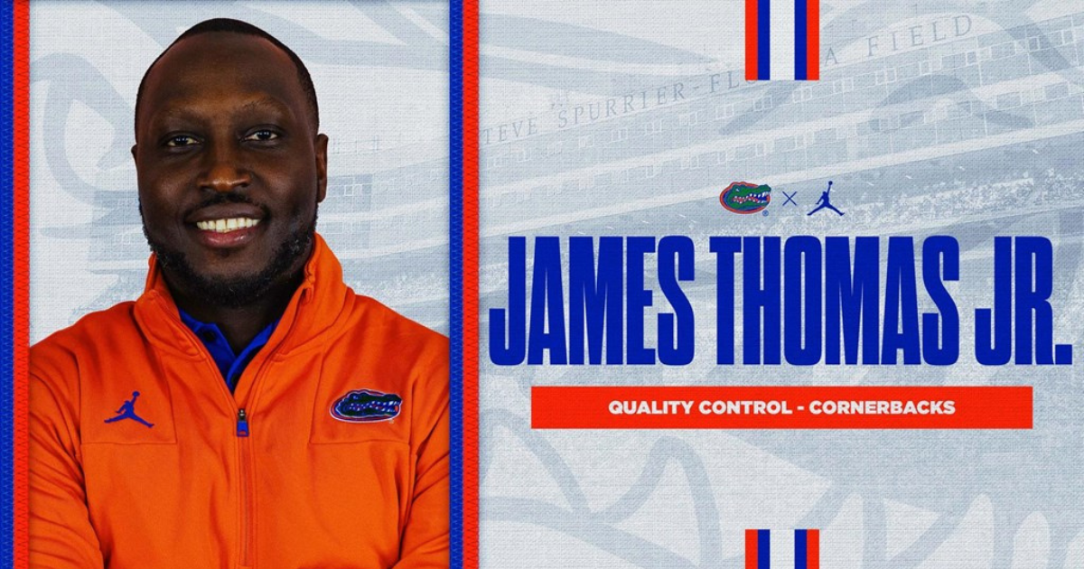 Florida Gators add James Thomas Jr. to football staff