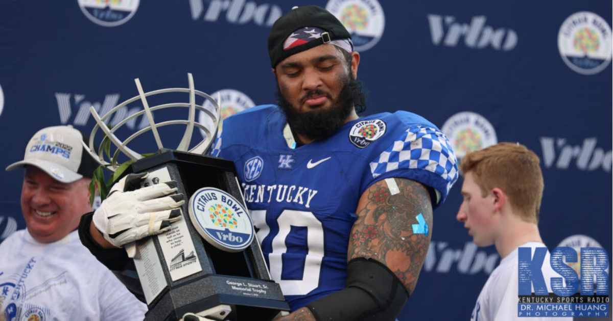 NFL Draft: Chiefs take UK OL Darian Kinnard in fifth round