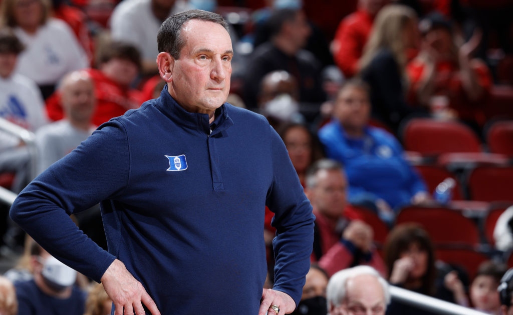 Duke basketball head coach Mike Krzyzewski sounds siren for Hurricanes