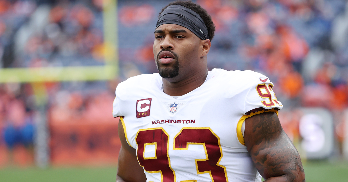 WATCH: Washington Commanders DT Jonathan Allen Grabs First Career