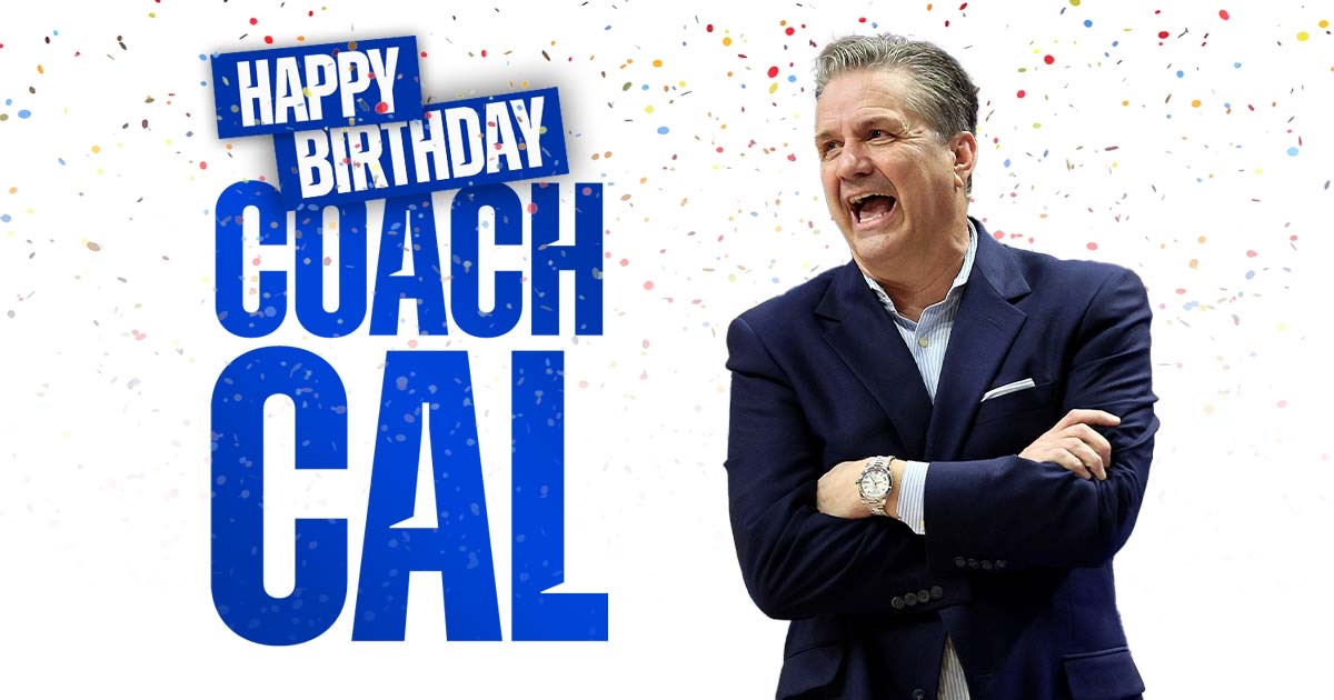 John Calipari's birthday gifts: Roses, Cake, and a Kentucky Joe song