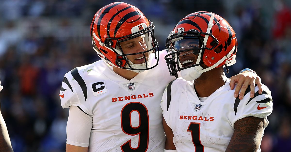 Joe Burrow's and Ja'Marr Chase's dads celebrated Bengals AFC title