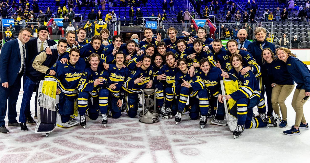 Michigan hockey grabs two wins over MSU, projected as No. 1 seed in