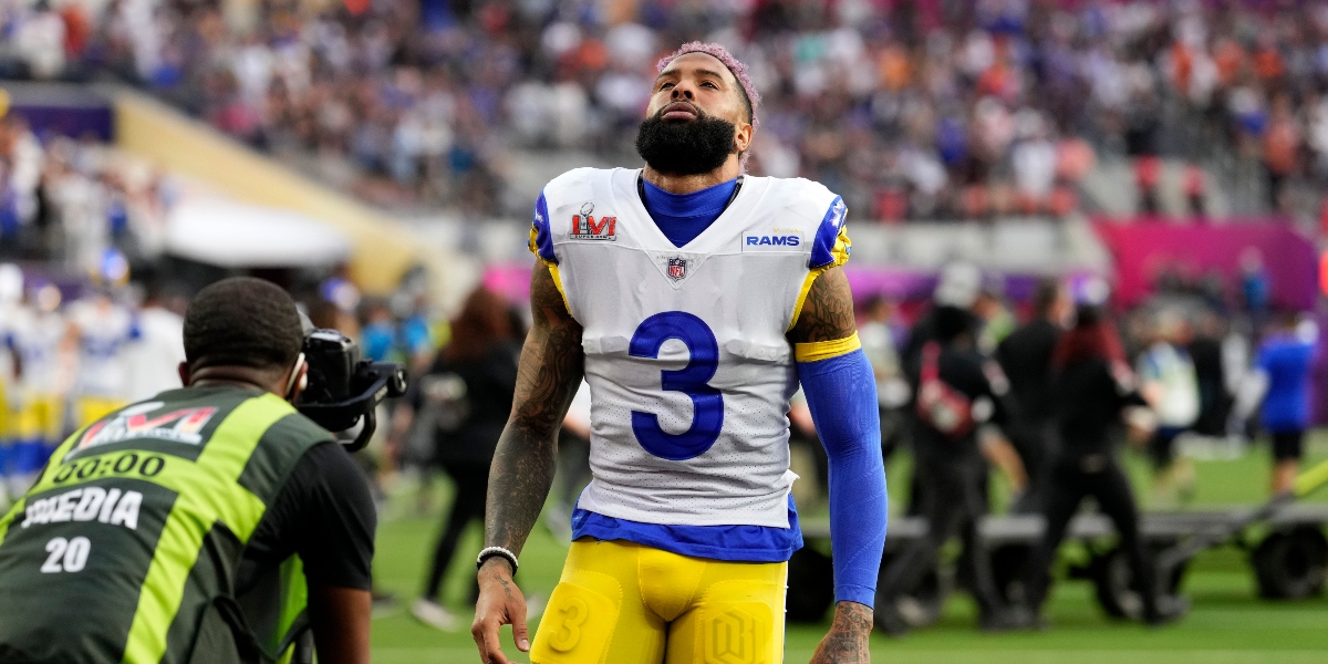 Rams' Odell Beckham Jr. emotional as team wins Super Bowl, Super Bowl, Sports