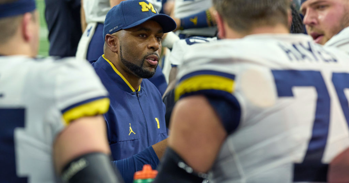 Sherrone Moore Assesses Where Michigan Offensive Line Stands Entering ...