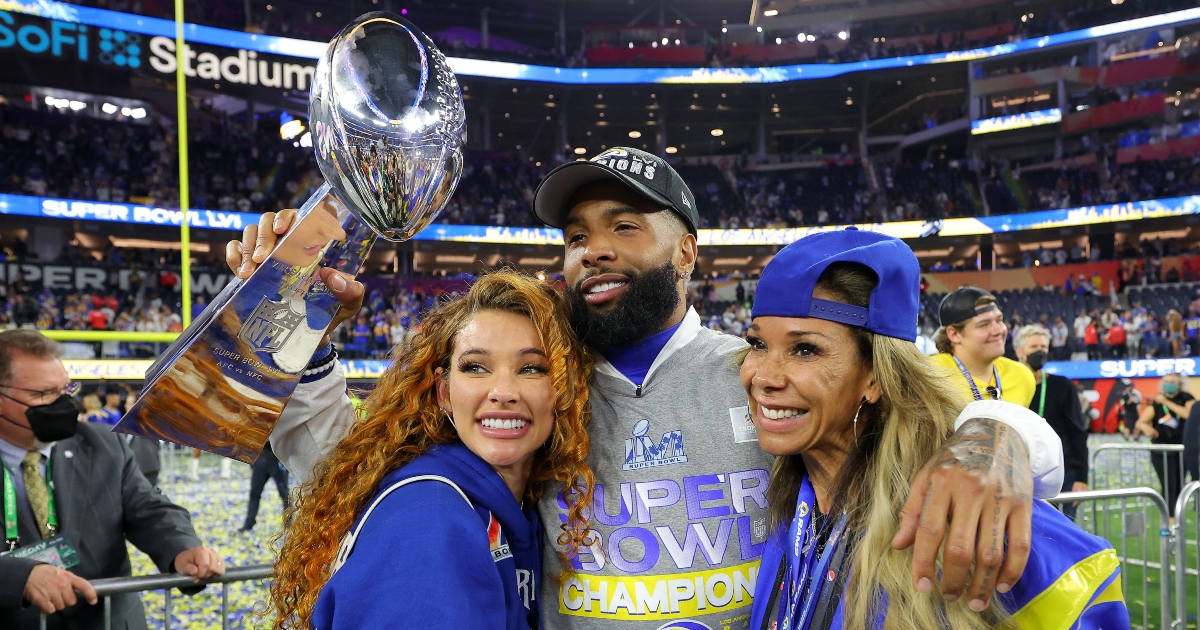 NFL star Odell Beckham Jr. and Lauren Wood welcome baby boy