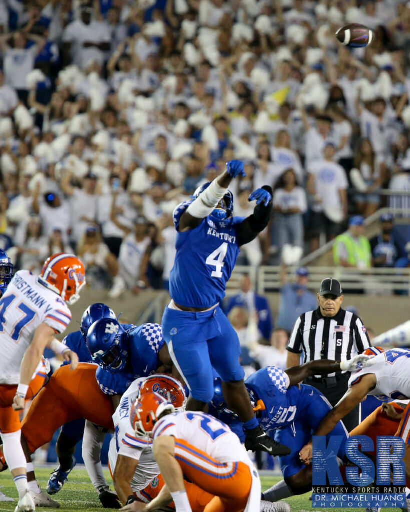 Defensive end Josh Paschal, a 3-time captain who's battled cancer