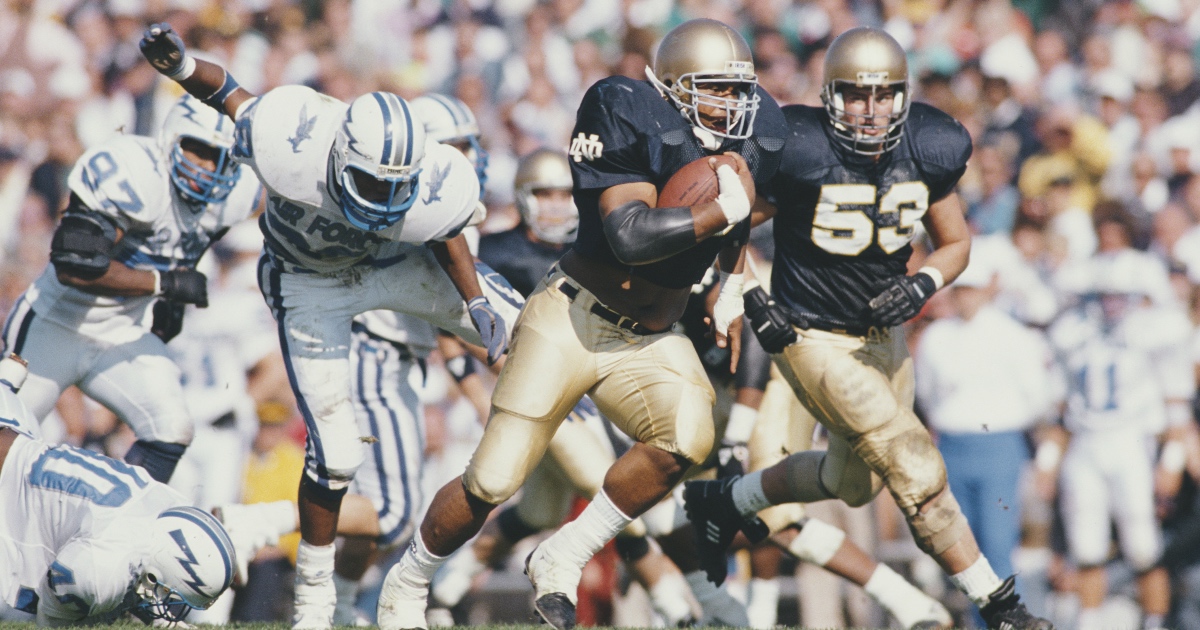 Classic Tailback - Jerome Bettis Notre Dame Highlights 