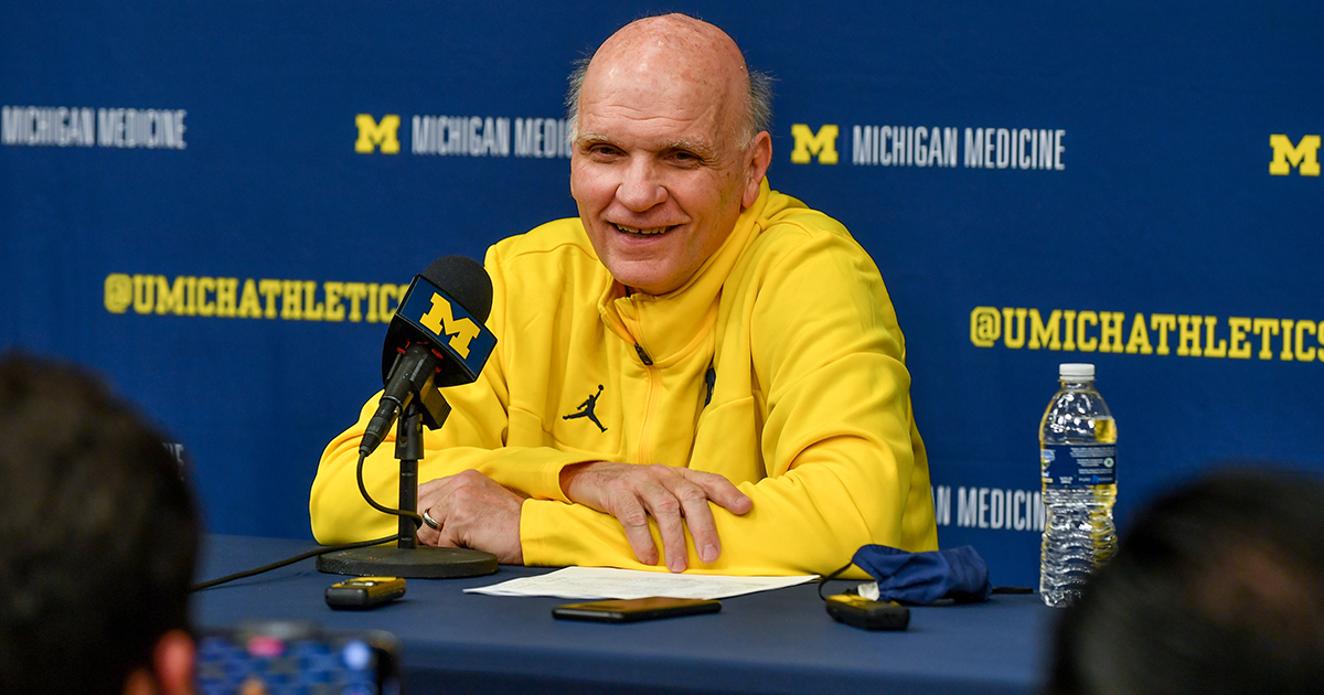 Phil Martelli shares how he felt after first win as Michigan interim