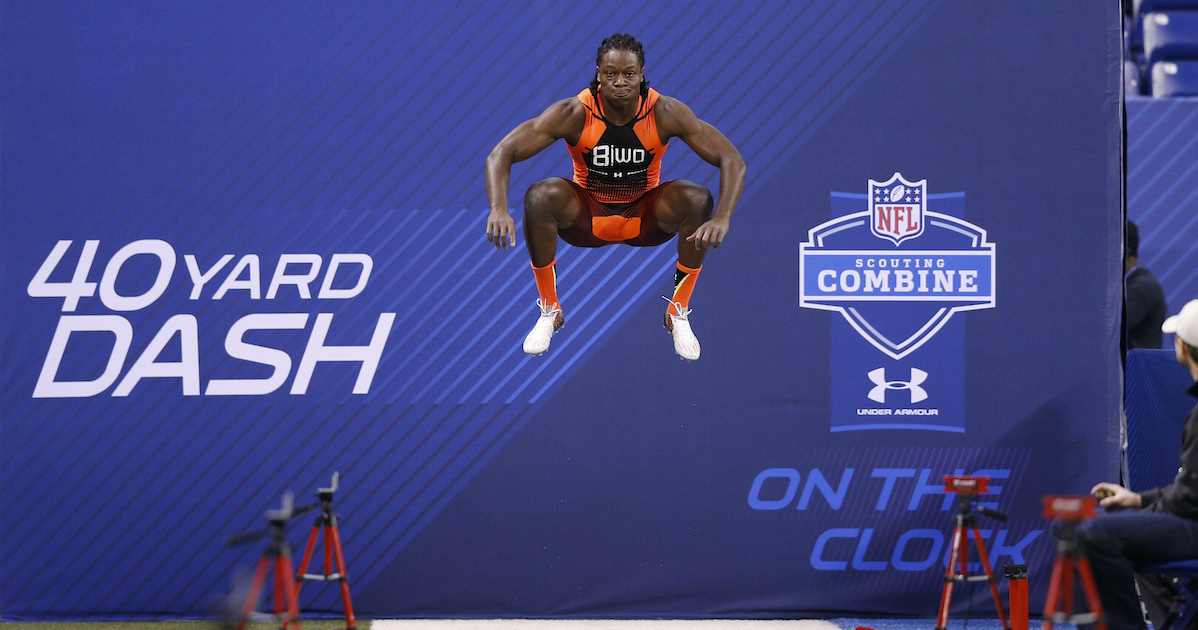 football players at the NFL Combine: to date
