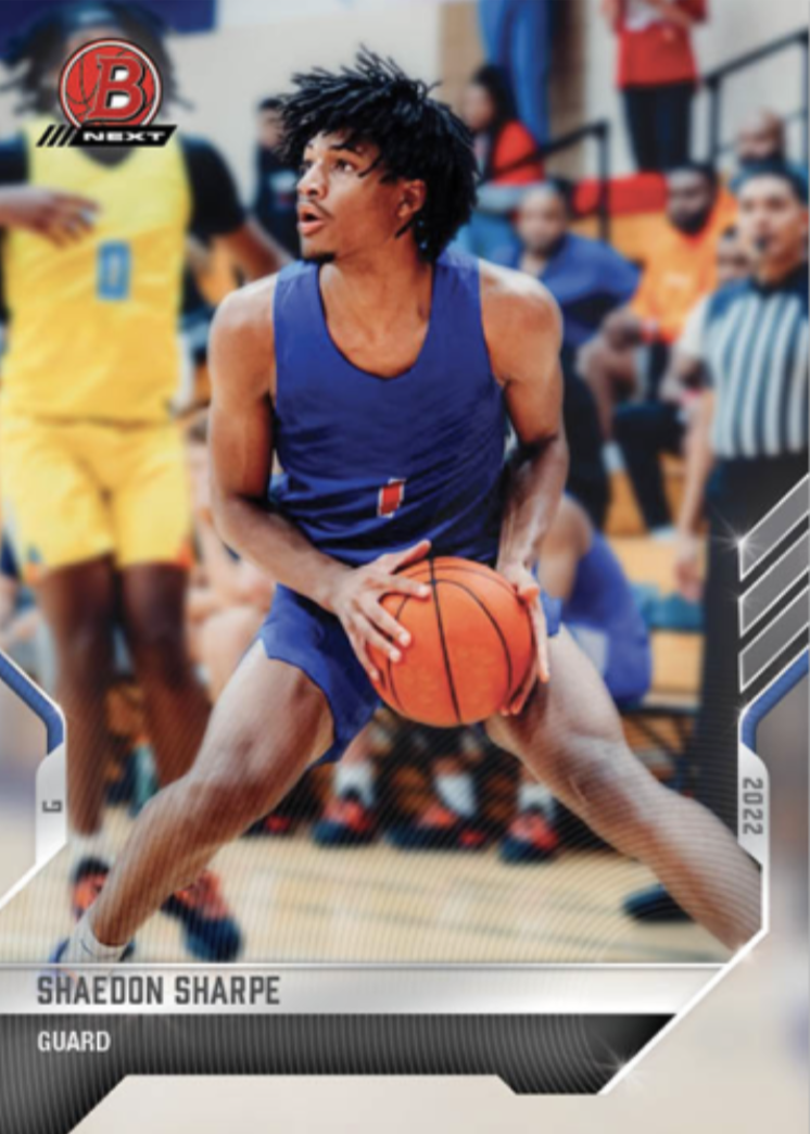 Shaedon Sharpe's first basketball card is now available for purchase - On3