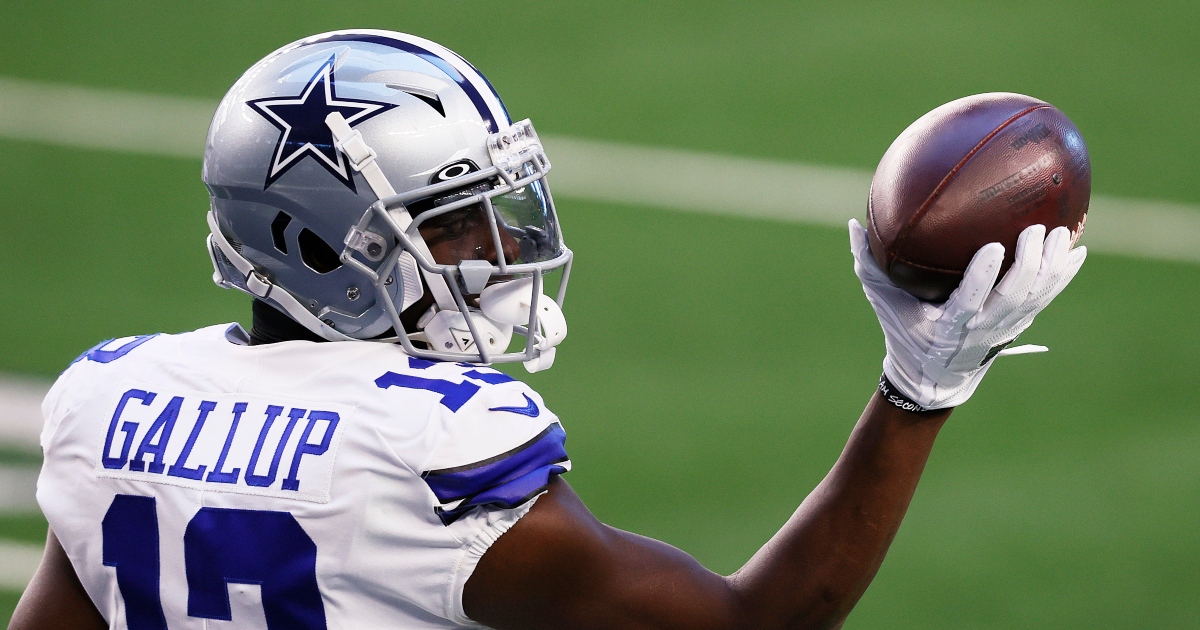 Cowboys WR Michael Gallup Says He Won't Play in Week 1