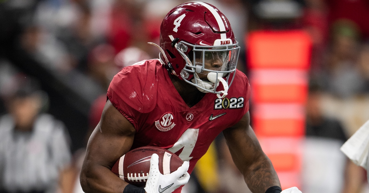 Brian Robinson Jr. runs 40-yard dash at NFL Combine