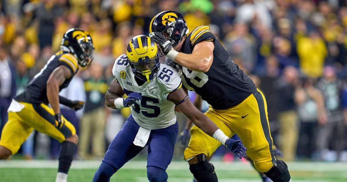 David Ojabo went from unknown to part of Michigan's pass-rush duo