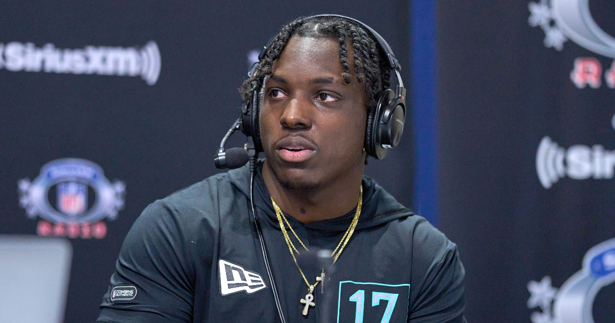 WATCH: Christian Harris impresses in NFL Combine's 40-yard dash - On3