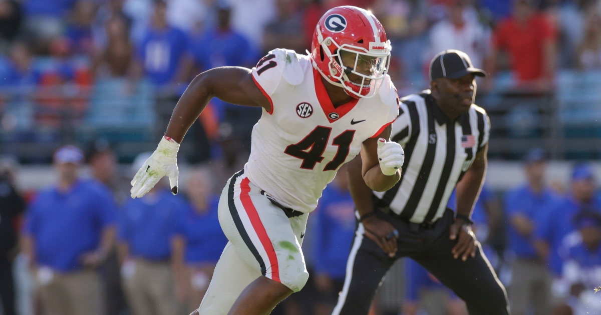 WATCH: Georgia LB Channing Tindall impresses in NFL Scouting Combine 40 ...