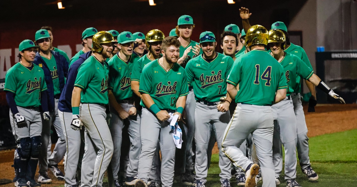 Notre Dame Baseball Wins 3 of 4 This Week over Pitt and Valparaiso