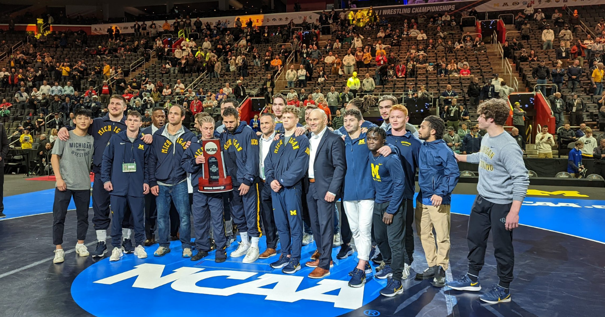 Michigan wrestling finishes second at the NCAA Championships On3