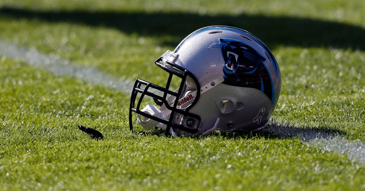 Carolina Panthers wide receiver Corey Brown stands on the field before a  game against the Atlanta Falcons in an NFL football game at Bank of America  Stadium in Charlotte, North Carolina on