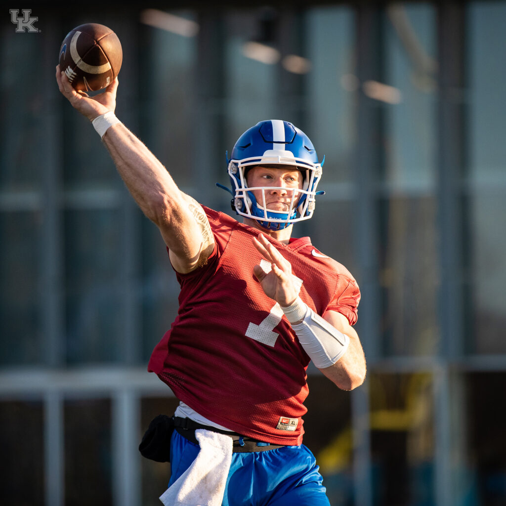 Kentucky spring football practice