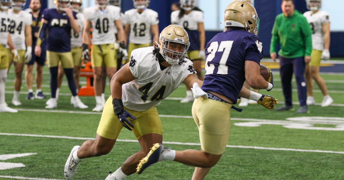 Notre Dame Football roster with frehmen jersey numbers and changes - One  Foot Down