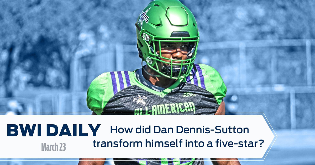 Penn State Five-star Defensive End Dani Dennis-Sutton Interview: BWI ...