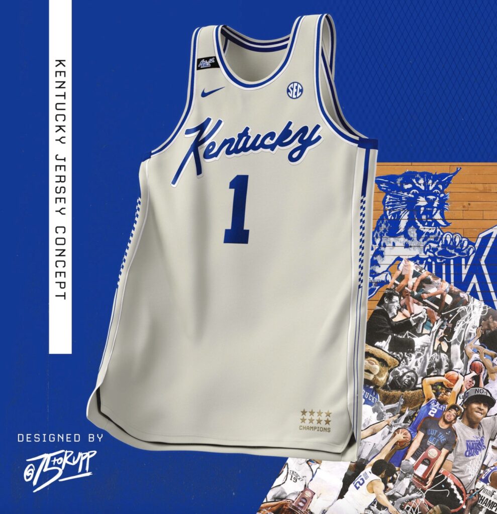 Kentucky Basketball Teases New Uniform For 2022-23 Season - The