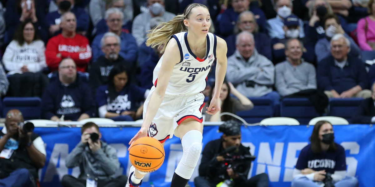 UConn star Paige Bueckers goes down with injury in first half against ...