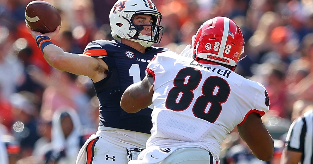 Georgia preseason All-American candidate Jalen Carter catches Kirby Smart's  eye in G-Day