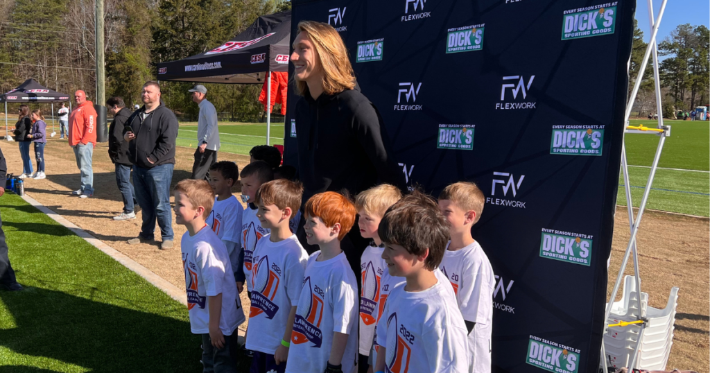 Trevor Lawrence holds youth football camp in the Upstate