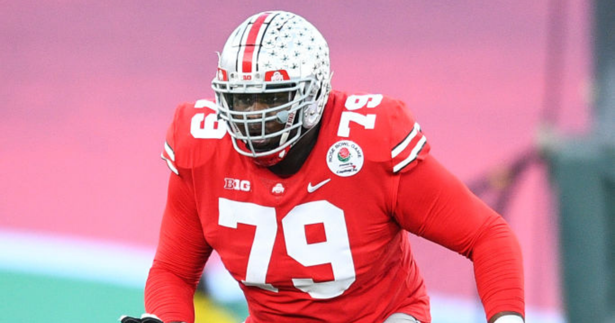 2023 NFL Draft Offensive tackle Dawand Jones, Ohio State, No. 111