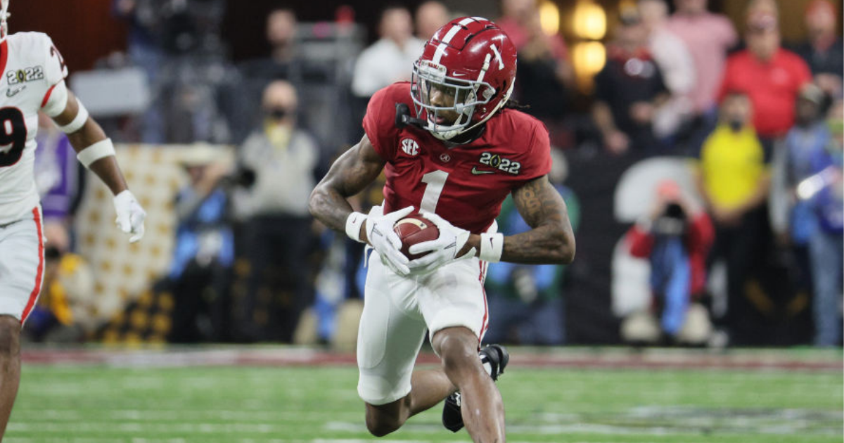 Former Alabama WR Jameson Williams drafted No. 12 overall by Detroit Lions