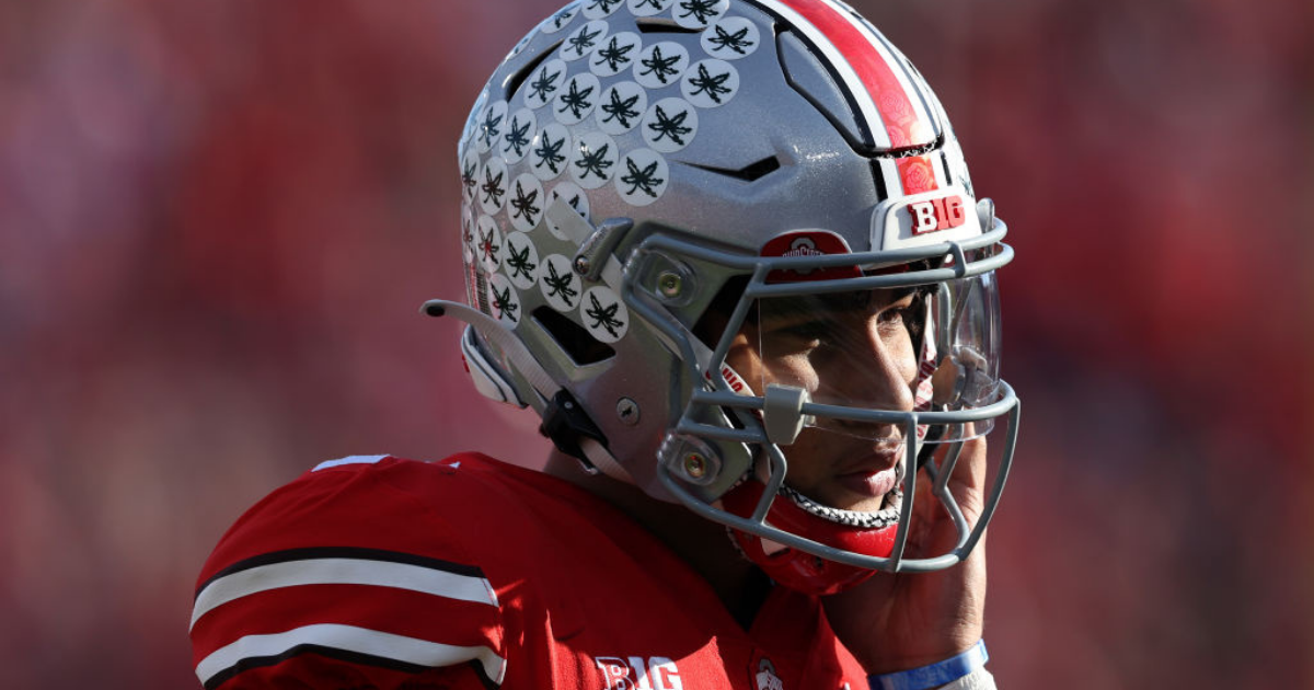 Ohio State's C.J. Stroud Testing Out New Helmet Technology In