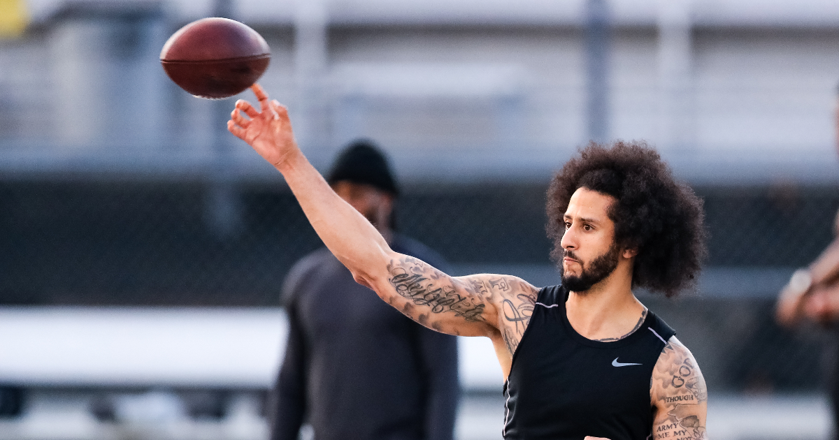 Adam Schefter on X: Colin Kaepernick, who last played football in 2016,  the same year he started kneeling during the national anthem to protest  racial injustice, is scheduled to work out this