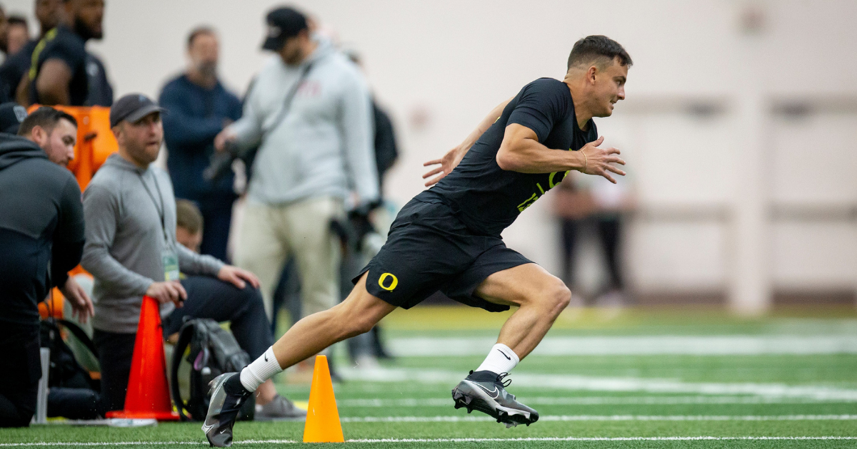 Official 40yard dash results from Oregon's pro day On3