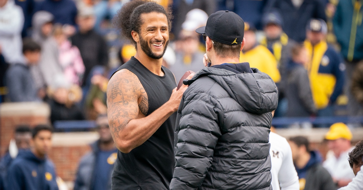 Why Colin Kaepernick is at Michigan's spring game: Former 49ers QB