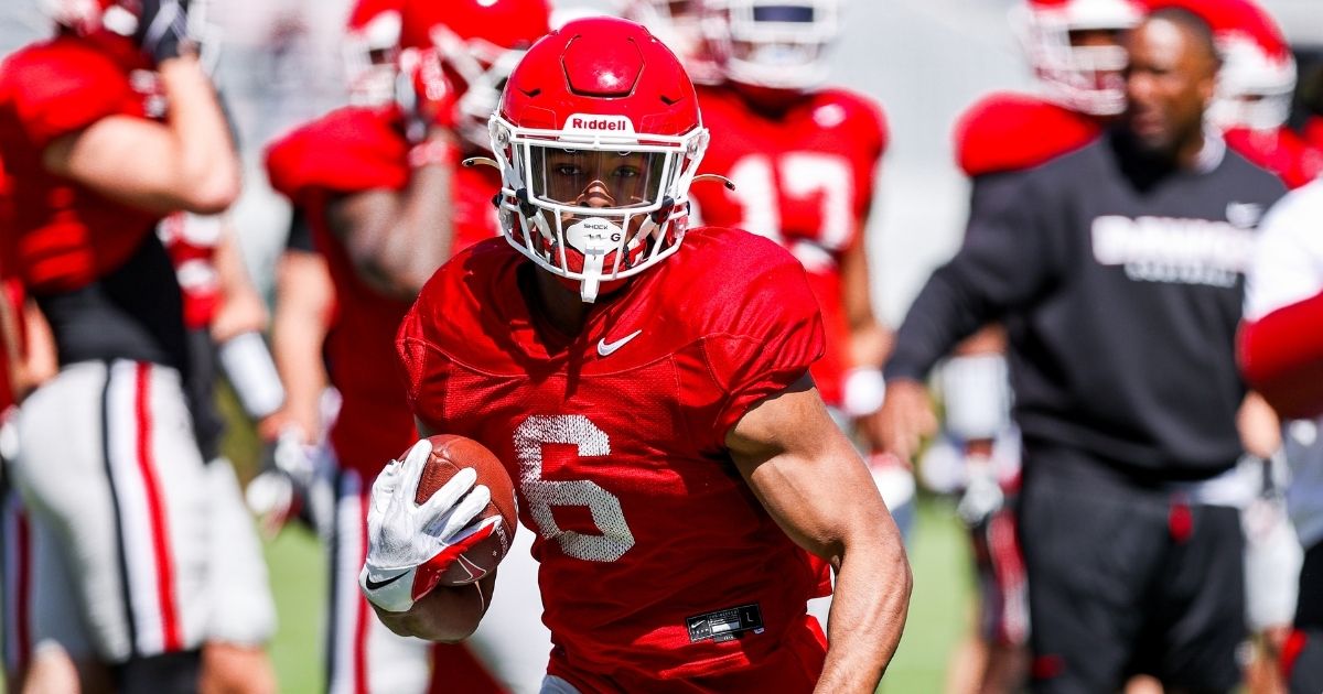 Kirby Smart feels 'good' about running backs Daijun Edwards and