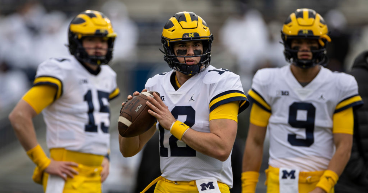 Michigan football's quarterback situation ranked against the rest of ...