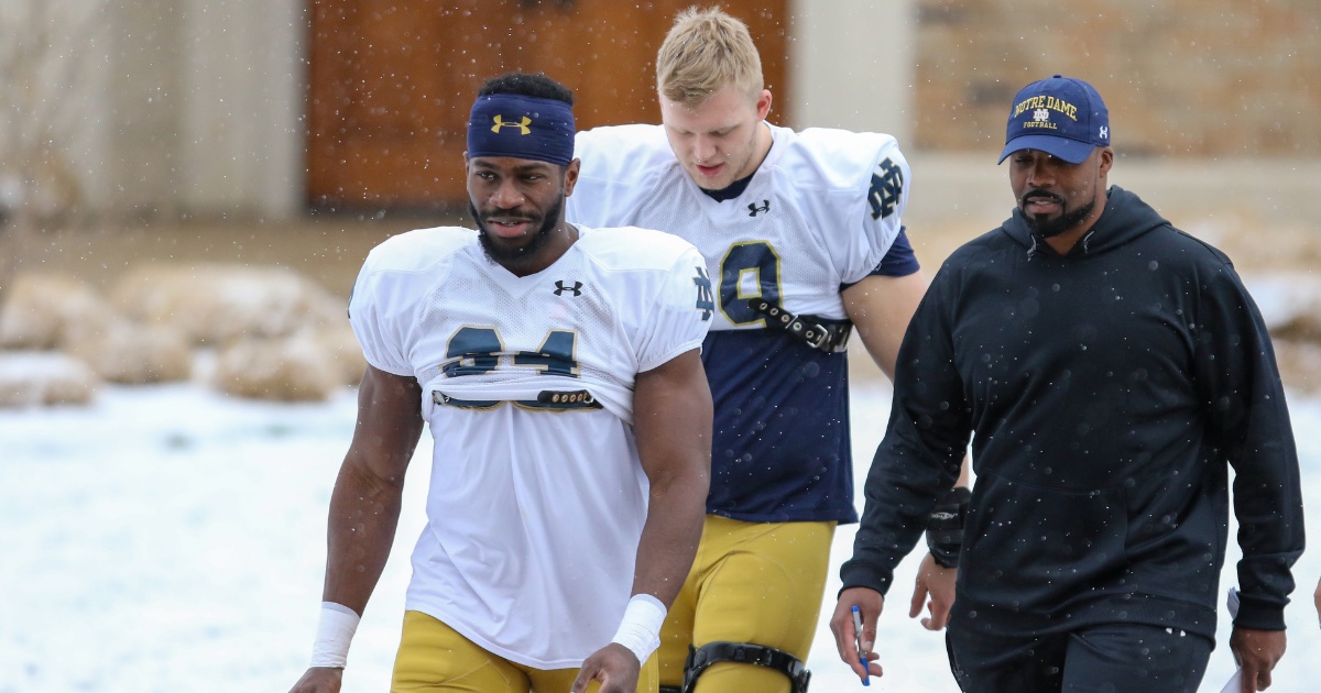 Notre Dame defensive line notes: backup vyper battle taking shape