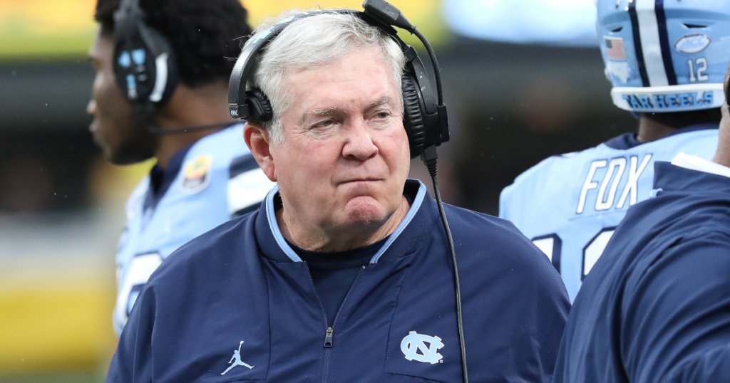 mack-brown-assesses-north-carolina-spring-game-updates-quarterback-competition-drake-maye-jacolby-criswell