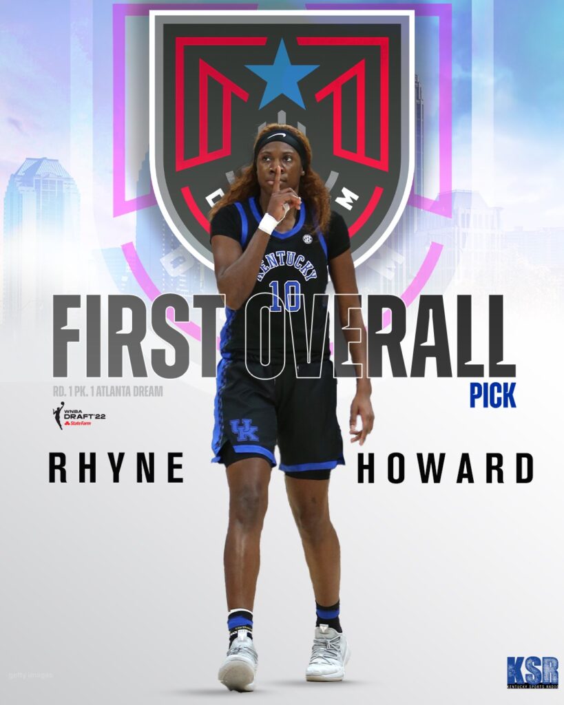 Atlanta Dream select Rhyne Howard with No. 1 pick in WNBA Draft - On3