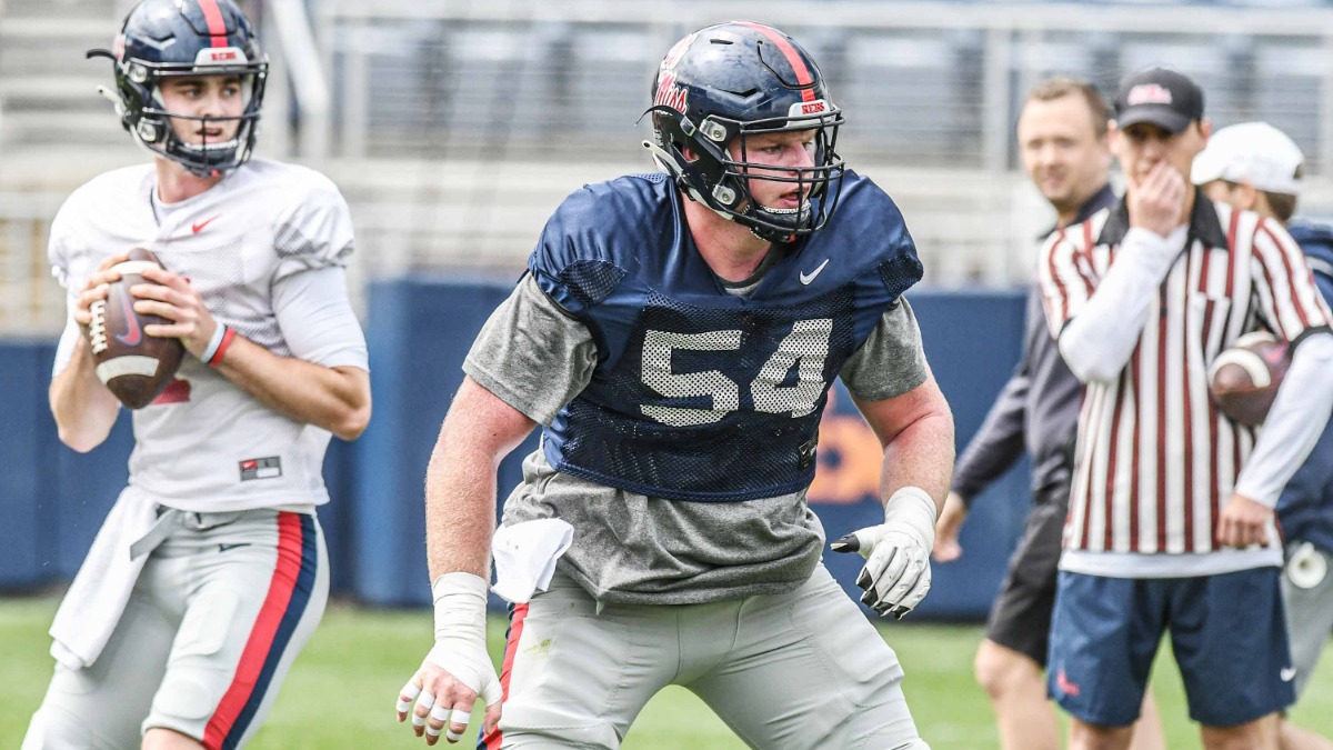 Caleb Warren feels good about Ole Miss offensive line for 2023