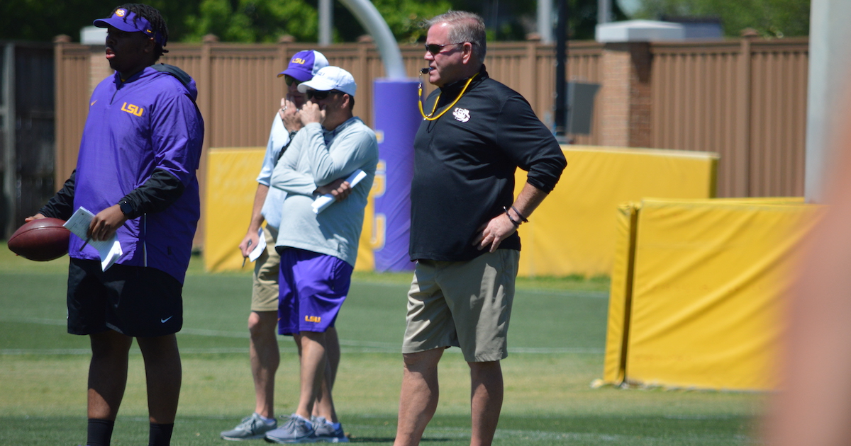 Brian Kelly Provides An Initial Evaluation Of LSU's Spring Game ...