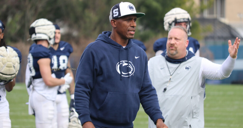 Penn State safety coach Anthony Poindexter