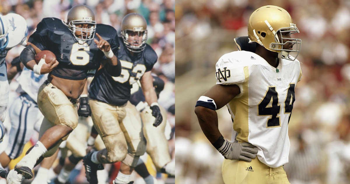 Notre Dame's Jerome Bettis