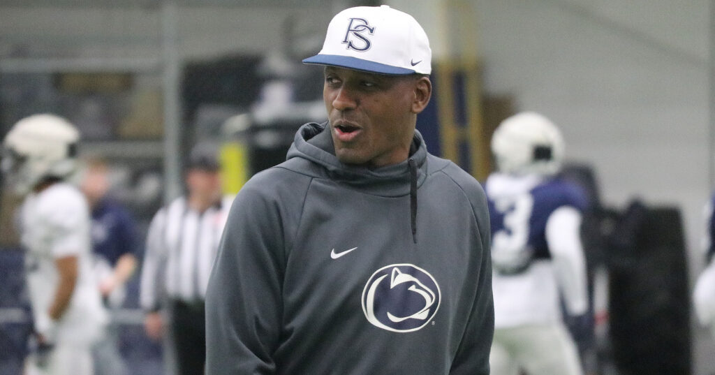Penn State safety coach Anthony Poindexter