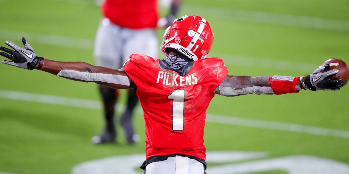 Pittsburgh Steelers select Georgia wide receiver George Pickens in